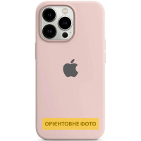 Силиконовый чехол Silicone Case Full Protective (AA) для Apple iPhone 16 (6.1) - Розовый / Chalk Pink