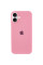 Силіконовий чохол Silicone Case Full Protective (AA) для Apple iPhone 16 (6.1) - Рожевий / Light pink - фото