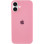 Силіконовий чохол Silicone Case Full Protective (AA) для Apple iPhone 16 (6.1) - Рожевий / Light pink
