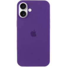 Силіконовий чохол Silicone Case Full Protective (AA) для Apple iPhone 16 (6.1) - Фіолетовий / Amethyst