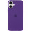 Силіконовий чохол Silicone Case Full Protective (AA) для Apple iPhone 16 (6.1) - Фіолетовий / Amethyst