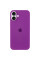 Силіконовий чохол Silicone Case Full Protective (AA) для Apple iPhone 16 (6.1) - Фіолетовий / Grape - фото