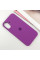 Силіконовий чохол Silicone Case Full Protective (AA) для Apple iPhone 16 (6.1) - Фіолетовий / Grape - фото
