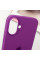 Силіконовий чохол Silicone Case Full Protective (AA) для Apple iPhone 16 (6.1) - Фіолетовий / Grape - фото