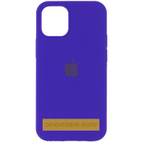 Силиконовый чехол Silicone Case Full Protective (AA) для Apple iPhone 16 (6.1) - Фиолетовый / Ultra Violet