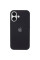 Силіконовий чохол Silicone Case Full Protective (AA) для Apple iPhone 16 (6.1) - Чорний / Black - фото