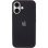 Силіконовий чохол Silicone Case Full Protective (AA) для Apple iPhone 16 (6.1) - Чорний / Black