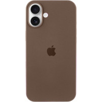 Силіконовий чохол Silicone Case Full Protective (AA) для Apple iPhone 16 (6.1) - Коричневий / Brown