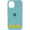 Силіконовий чохол Silicone Case Full Protective (AA) для Apple iPhone 16 Pro (6.3) - Бірюзовий / Marine Green