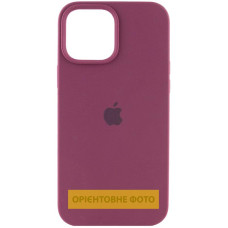 Силіконовий чохол Silicone Case Full Protective (AA) для Apple iPhone 16 Pro (6.3) - Бордовий / Plum