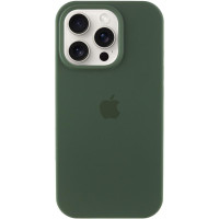Силіконовий чохол Silicone Case Full Protective (AA) для Apple iPhone 16 Pro (6.3) - Зелений / Cyprus Green