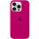 Силіконовий чохол Silicone Case Full Protective (AA) для Apple iPhone 16 Pro (6.3) - Червоний / Rose Red