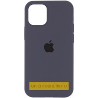 Силіконовий чохол Silicone Case Full Protective (AA) для Apple iPhone 16 Pro (6.3) - Сірий / Dark Gray