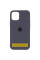 Силіконовий чохол Silicone Case Full Protective (AA) для Apple iPhone 16 Pro (6.3) - Сірий / Dark Gray - фото