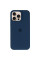 Силіконовий чохол Silicone Case Full Protective (AA) для Apple iPhone 16 Pro (6.3) - Синій / Blue Jay - фото