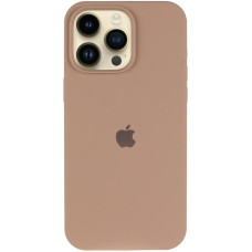 Силіконовий чохол Silicone Case Full Protective (AA) для Apple iPhone 16 Pro (6.3) - Бежевий / Desert Gold
