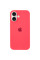 Силіконовий чохол Silicone Case Full Protective (AA) для Apple iPhone 16 Plus (6.7) - Кавуновий / Watermelon red - фото