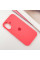 Силіконовий чохол Silicone Case Full Protective (AA) для Apple iPhone 16 Plus (6.7) - Кавуновий / Watermelon red - фото