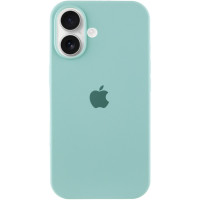 Силіконовий чохол Silicone Case Full Protective (AA) для Apple iPhone 16 Plus (6.7) - Бірюзовий / Beryl
