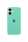 Силиконовый чехол Silicone Case Full Protective (AA) для Apple iPhone 16 Plus (6.7) - Бирюзовый / Marine Green - фото