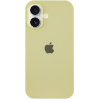 Силіконовий чохол Silicone Case Full Protective (AA) для Apple iPhone 16 Plus (6.7) - Жовтий / Mellow Yellow