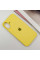 Силиконовый чехол Silicone Case Full Protective (AA) для Apple iPhone 16 Plus (6.7) - Желтый / Yellow - фото