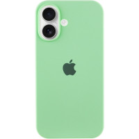 Силиконовый чехол Silicone Case Full Protective (AA) для Apple iPhone 16 Plus (6.7) - Зеленый / Pistachio