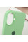 Силиконовый чехол Silicone Case Full Protective (AA) для Apple iPhone 16 Plus (6.7) - Зеленый / Pistachio - фото