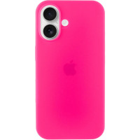 Силіконовий чохол Silicone Case Full Protective (AA) для Apple iPhone 16 Plus (6.7) - Рожевий / Barbie pink