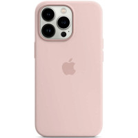 Силіконовий чохол Silicone Case Full Protective (AA) для Apple iPhone 16 Plus (6.7) - Рожевий / Chalk Pink