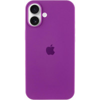 Силіконовий чохол Silicone Case Full Protective (AA) для Apple iPhone 16 Plus (6.7) - Фіолетовий / Grape