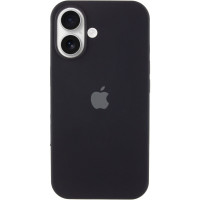 Силиконовый чехол Silicone Case Full Protective (AA) для Apple iPhone 16 Plus (6.7) - Черный / Black