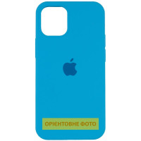 Силіконовий чохол Silicone Case Full Protective (AA) для Apple iPhone 16 Pro Max (6.9) - Блакитний / Blue