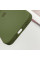 Силіконовий чохол Silicone Case Full Protective (AA) для Apple iPhone 16 Pro Max (6.9) - Зелений / Dark Olive - фото