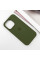 Силіконовий чохол Silicone Case Full Protective (AA) для Apple iPhone 16 Pro Max (6.9) - Зелений / Dark Olive - фото