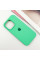Силіконовий чохол Silicone Case Full Protective (AA) для Apple iPhone 16 Pro Max (6.9) - Зелений / Spearmint - фото