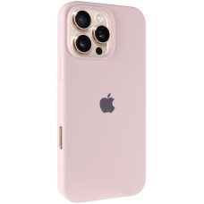Силіконовий чохол Silicone Case Full Protective (AA) для Apple iPhone 16 Pro Max (6.9) - Рожевий / Chalk Pink