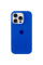 Силіконовий чохол Silicone Case Full Protective (AA) для Apple iPhone 16 Pro Max (6.9) - Синій / Capri Blue - фото