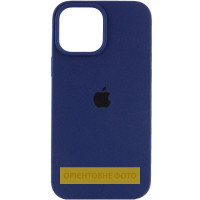Силіконовий чохол Silicone Case Full Protective (AA) для Apple iPhone 16 Pro Max (6.9) - Синій / Deep navy
