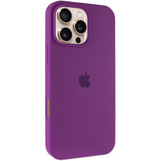 Силиконовый чехол Silicone Case Full Protective (AA) для Apple iPhone 16 Pro Max (6.9) - Фиолетовый / Grape