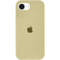 Силиконовый чехол Silicone Case Full Protective (AA) для Apple iPhone 16e (6.1) - Желтый / Mellow Yellow
