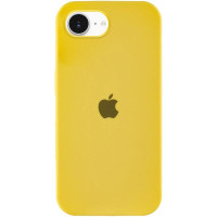 Силиконовый чехол Silicone Case Full Protective (AA) для Apple iPhone 16e (6.1) - Желтый / Yellow