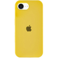Силиконовый чехол Silicone Case Full Protective (AA) для Apple iPhone 16e (6.1) - Желтый / Yellow