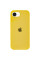 Силиконовый чехол Silicone Case Full Protective (AA) для Apple iPhone 16e (6.1) - Желтый / Yellow - фото