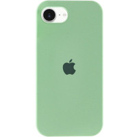 Силиконовый чехол Silicone Case Full Protective (AA) для Apple iPhone 16e (6.1) - Зеленый / Pistachio