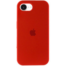 Силиконовый чехол Silicone Case Full Protective (AA) для Apple iPhone 16e (6.1) - Красный / Red