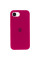 Силиконовый чехол Silicone Case Full Protective (AA) для Apple iPhone 16e (6.1) - Красный / Rose Red - фото