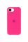 Силиконовый чехол Silicone Case Full Protective (AA) для Apple iPhone 16e (6.1) - Розовый / Barbie pink - фото