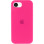 Силіконовий чохол Silicone Case Full Protective (AA) для Apple iPhone 16e (6.1) - Рожевий / Barbie pink