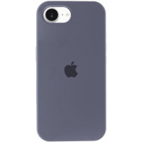 Силиконовый чехол Silicone Case Full Protective (AA) для Apple iPhone 16e (6.1) - Серый / Lavender Gray